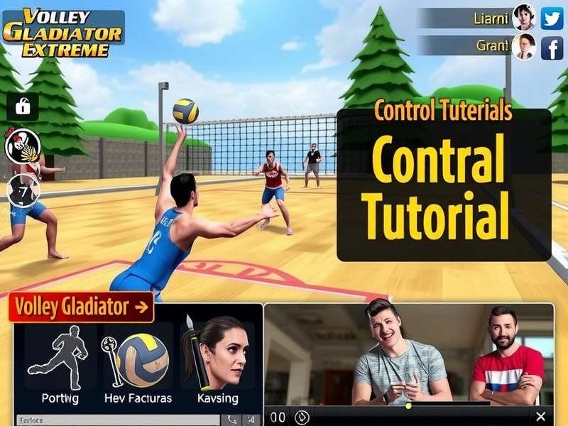 Community screenshot showing players discussing Volley Gladiator Extreme strategies